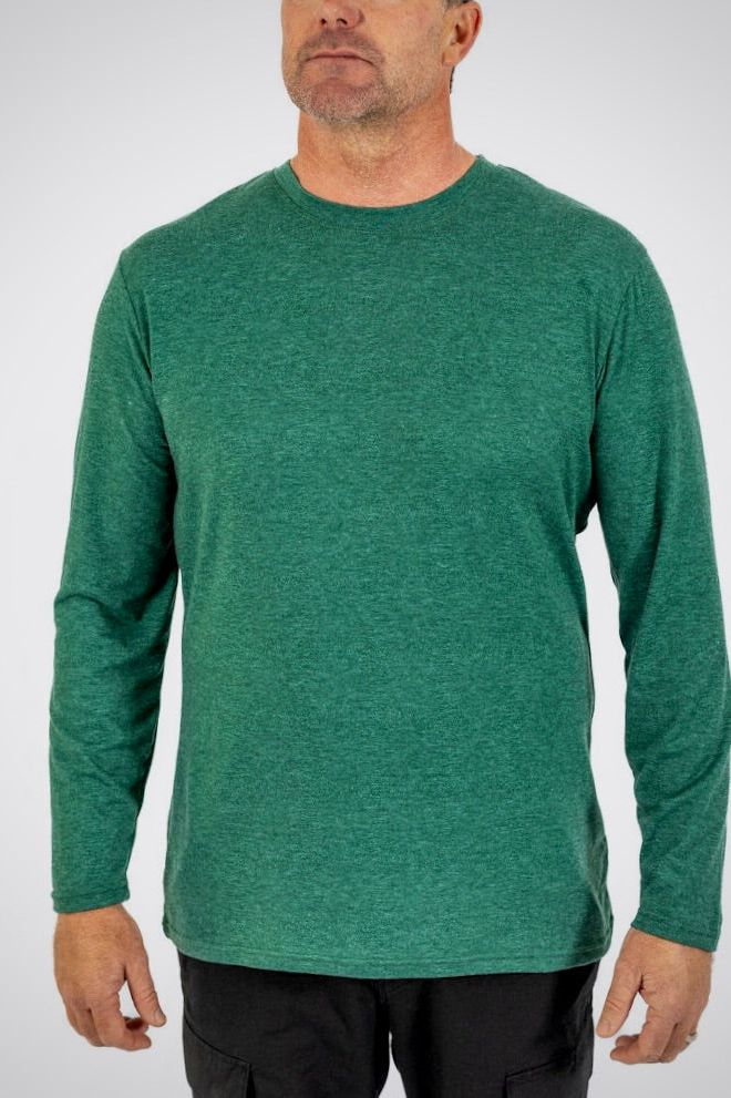 MERINO SHIRT PINE MARLE