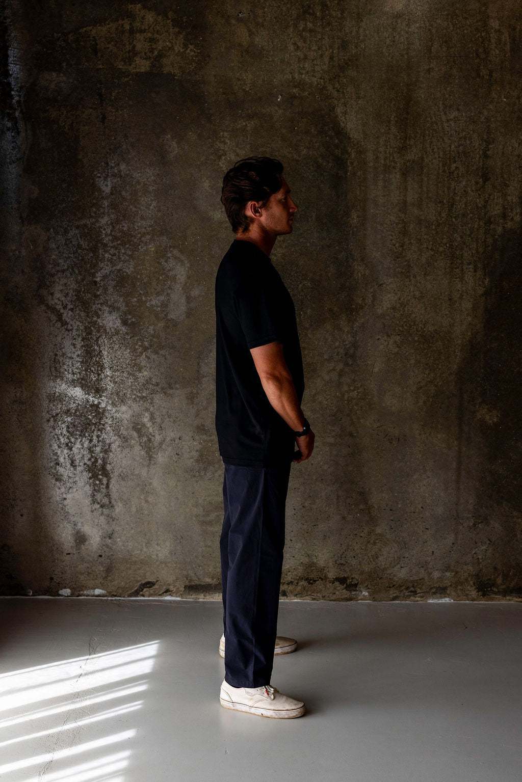 Superfine Merino Wool T-Shirt Black