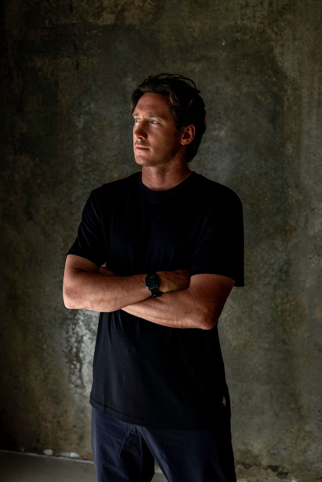 Superfine Merino Wool T-Shirt Black