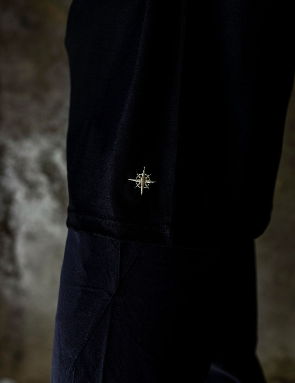 Superfine Merino Wool T-Shirt Black harsunaustralia