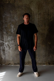 Superfine Merino Wool T-Shirt Black