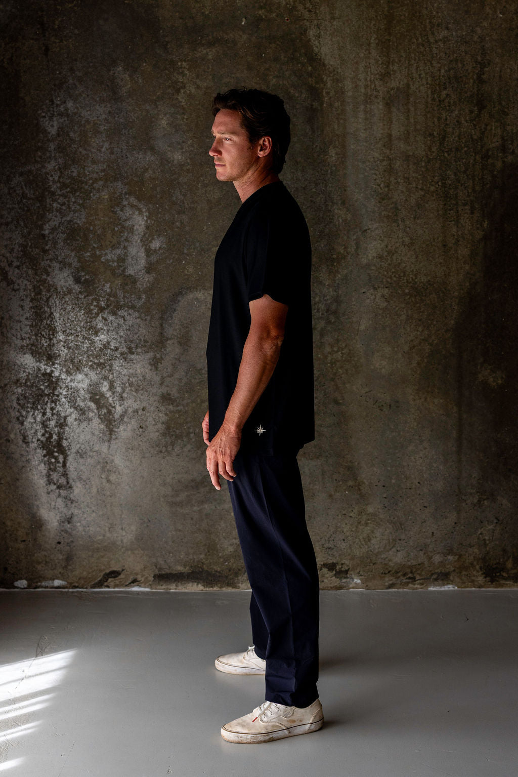 Superfine Merino Wool T-Shirt Black