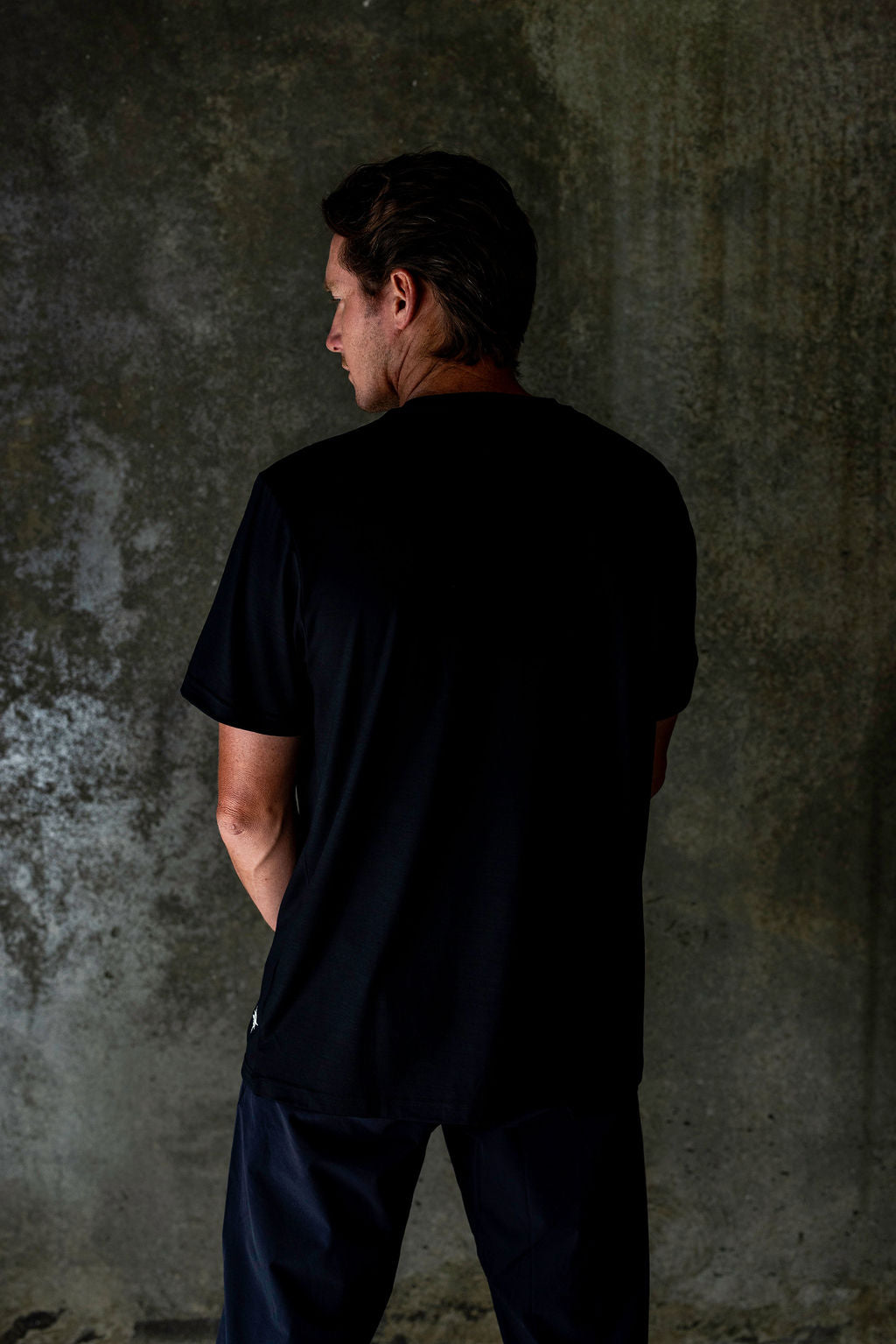Superfine Merino Wool T-Shirt Black