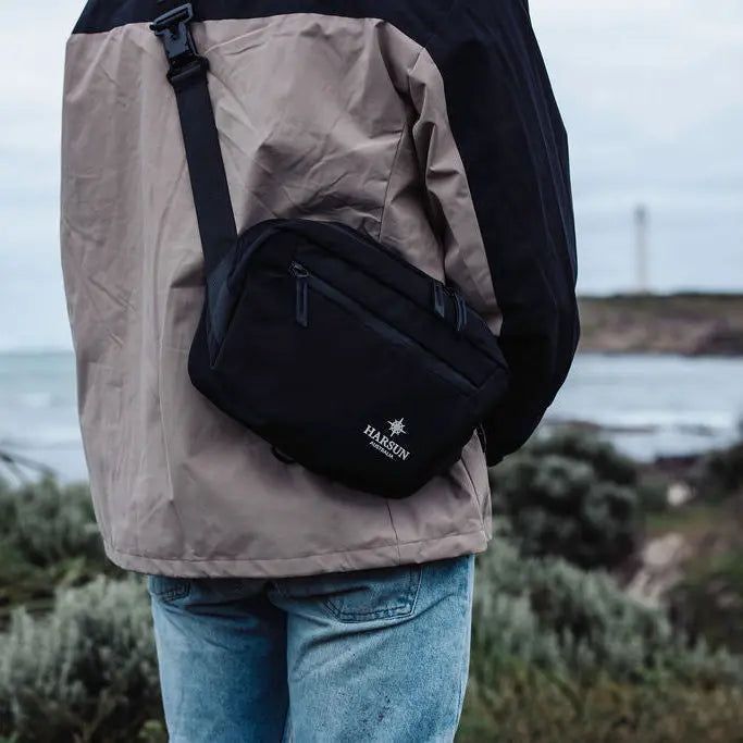 Horizon Sling Bag. Black harsunaustralia