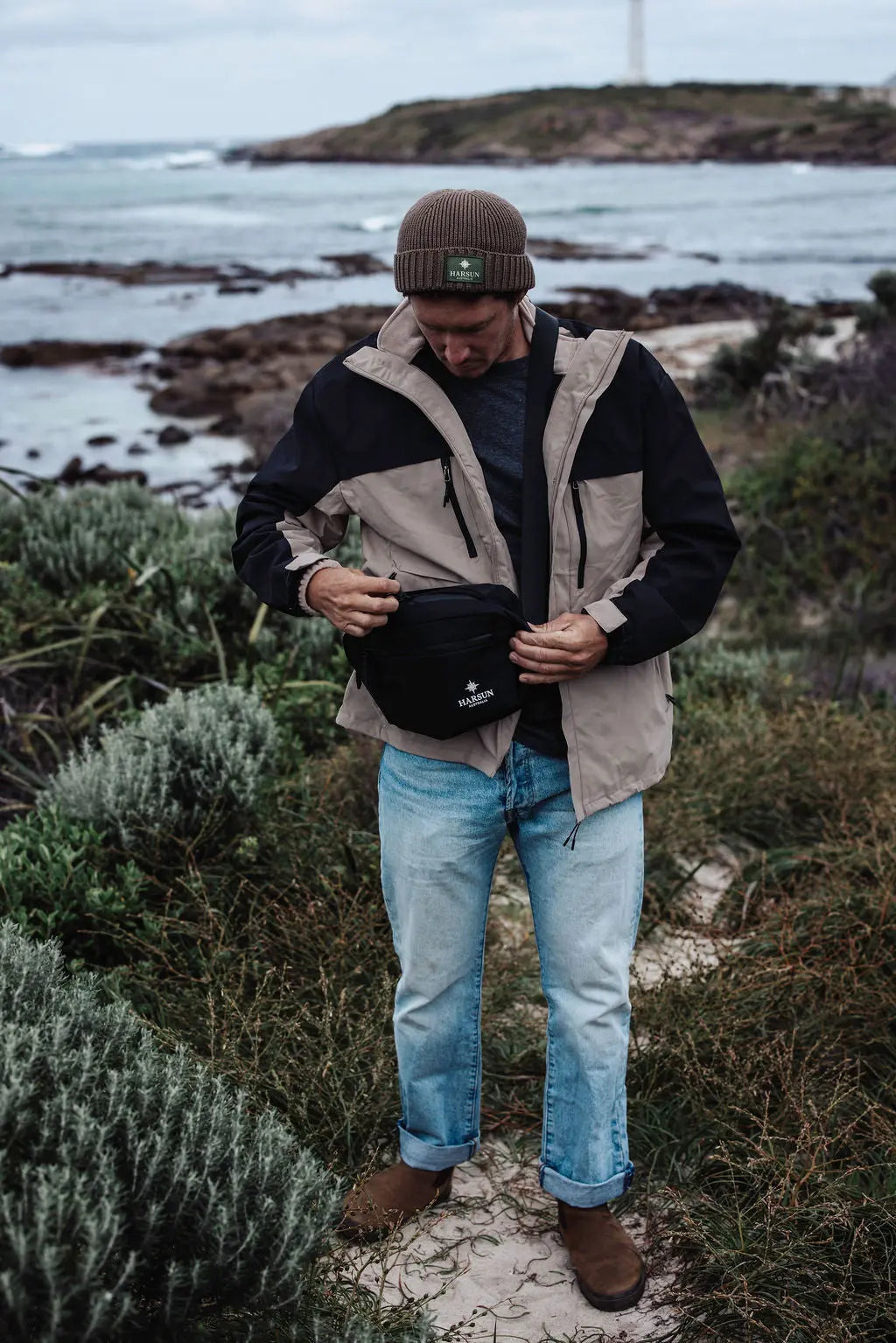 Horizon Sling Bag. Black harsunaustralia