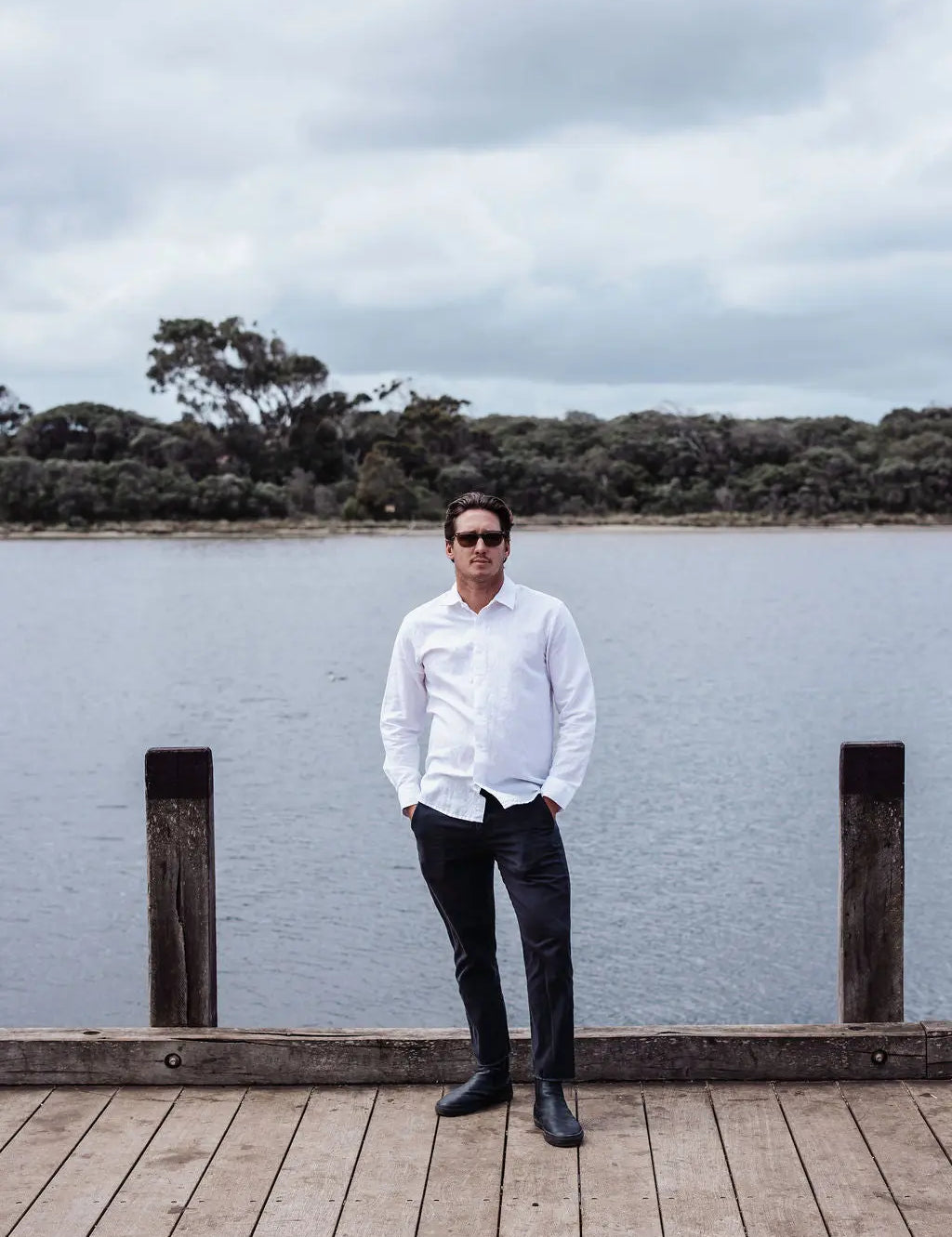 Origins Linen Cotton Shirt. White . harsunaustralia