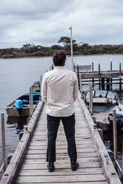 Origins Linen Cotton Shirt . Sand