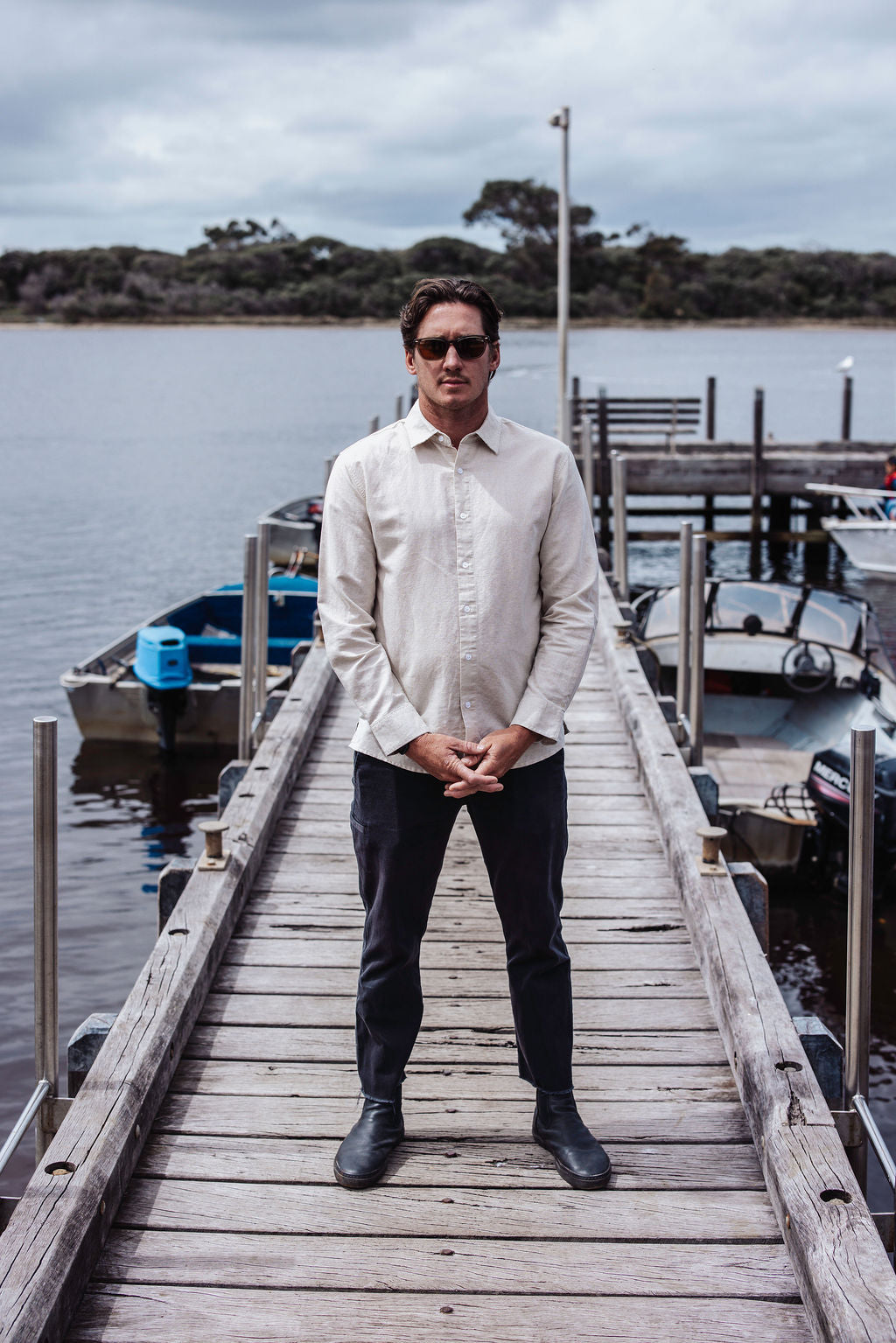 Origins Linen Cotton Shirt . Sand