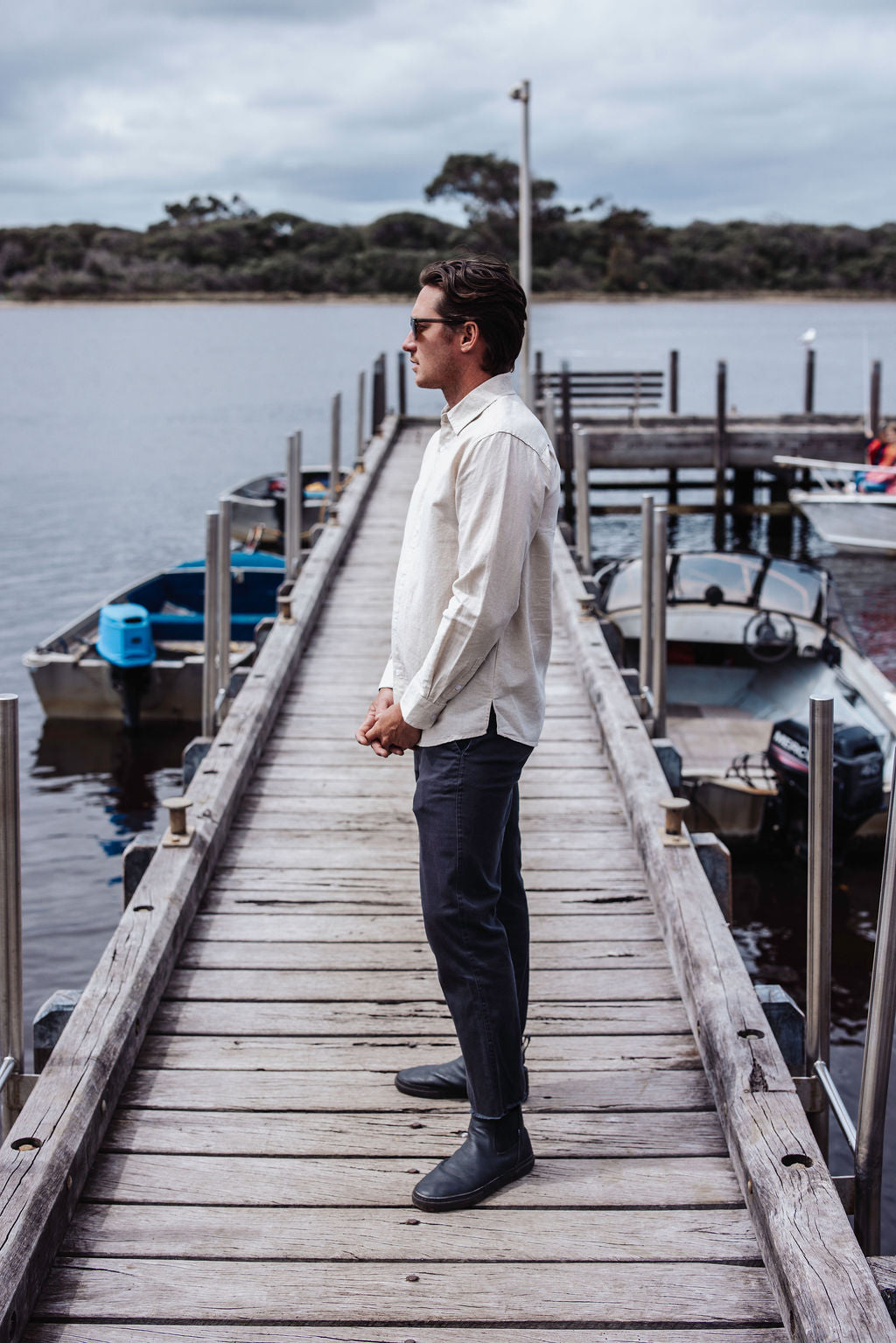 Origins Linen Cotton Shirt . Sand