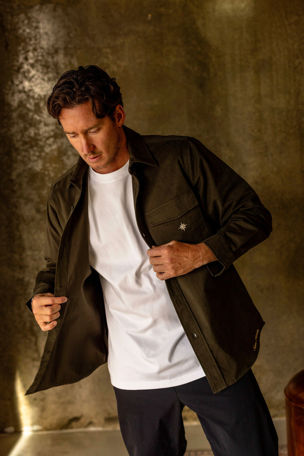 Latitude Overshirt Forest Green
