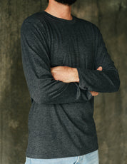 Merino Shirt Charcoal .