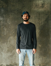 Merino Shirt Charcoal .
