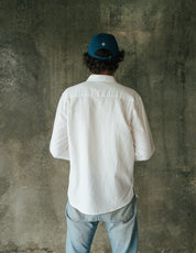 Origins Linen Cotton Shirt. White .