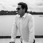 Origins Linen Cotton Shirt. White .