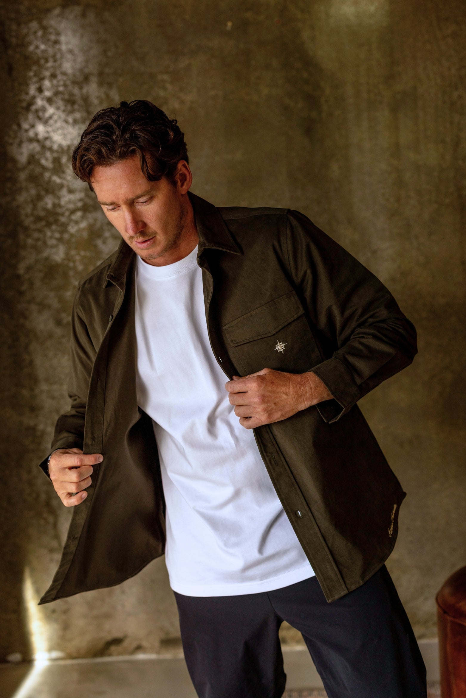 Latitude Overshirt Forest Green