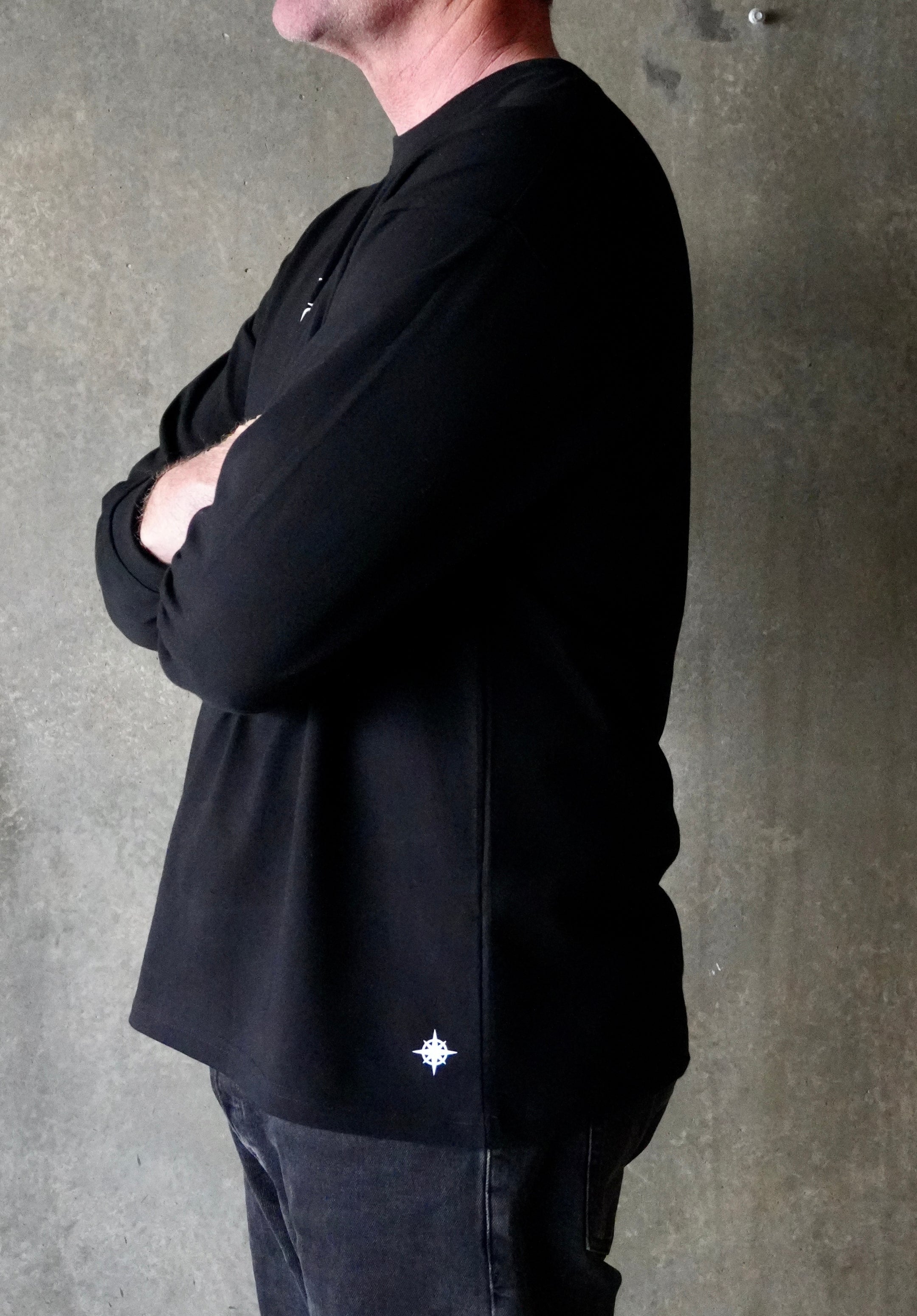 Southerly Long Sleeve Shirt Black
