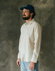 Origins Linen Cotton Shirt . Sand