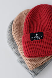 Merino Beanie - Red