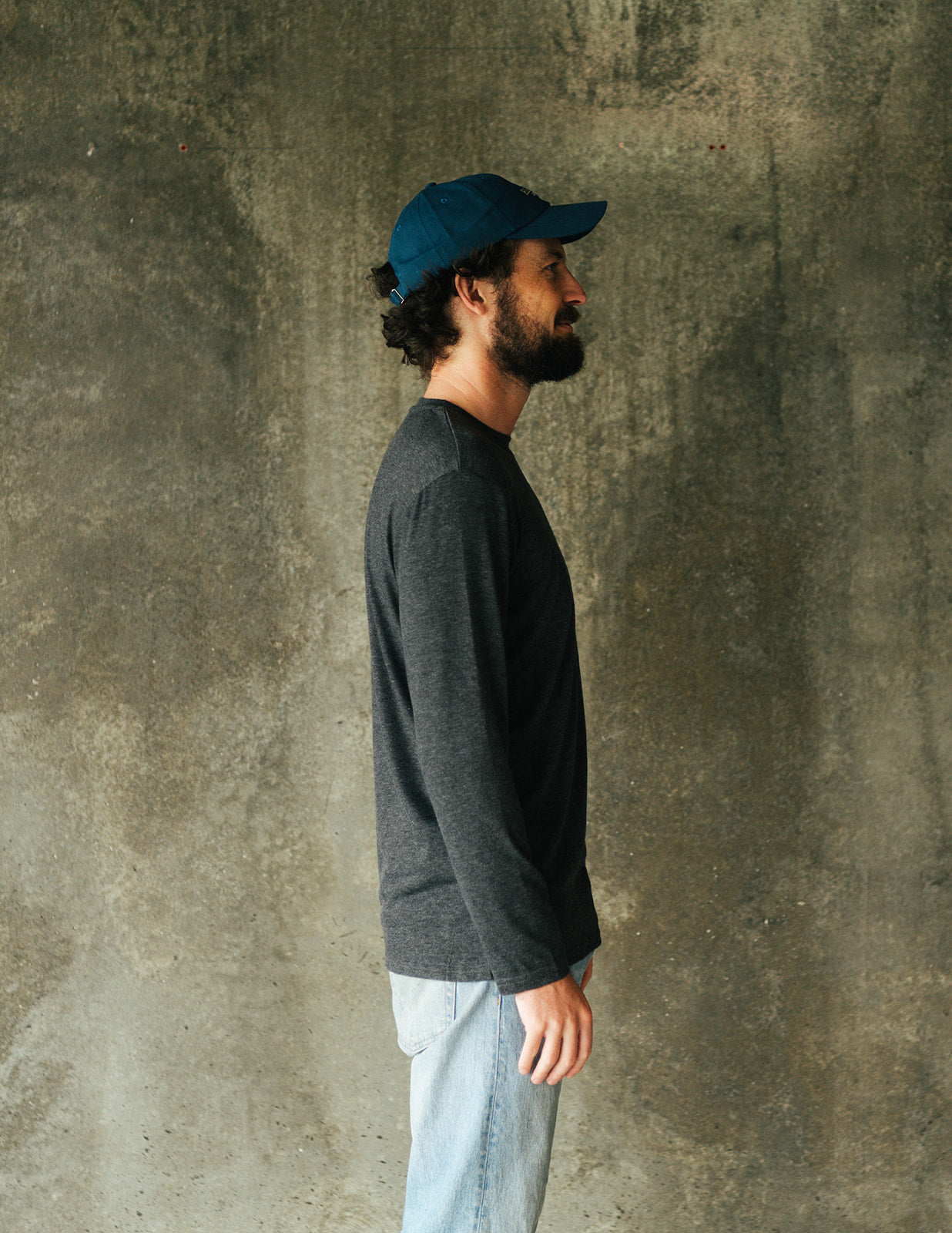 Merino Shirt Charcoal .