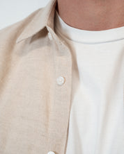 Origins Linen Cotton Shirt . Sand