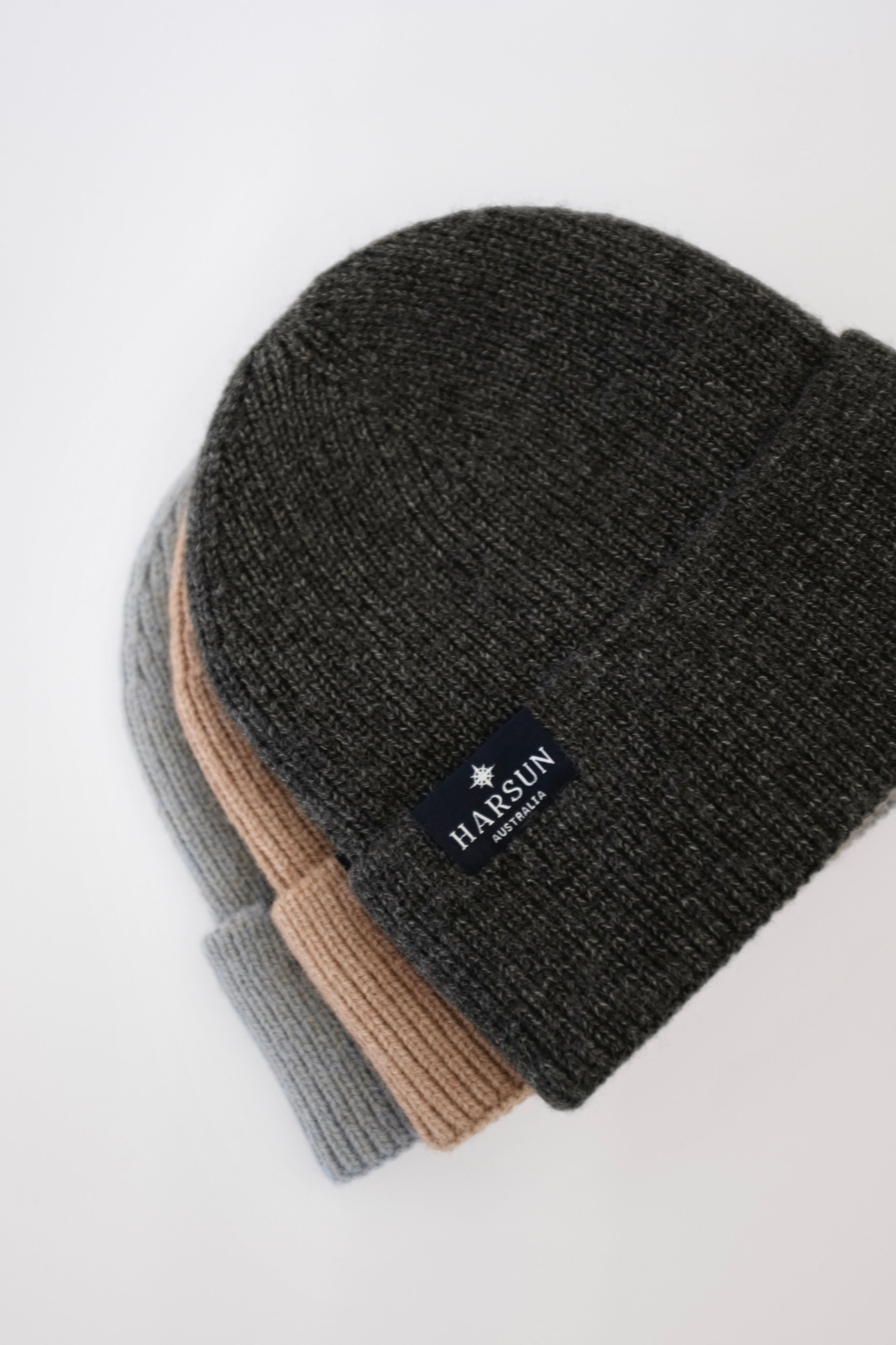 Merino Beanie Charcoal