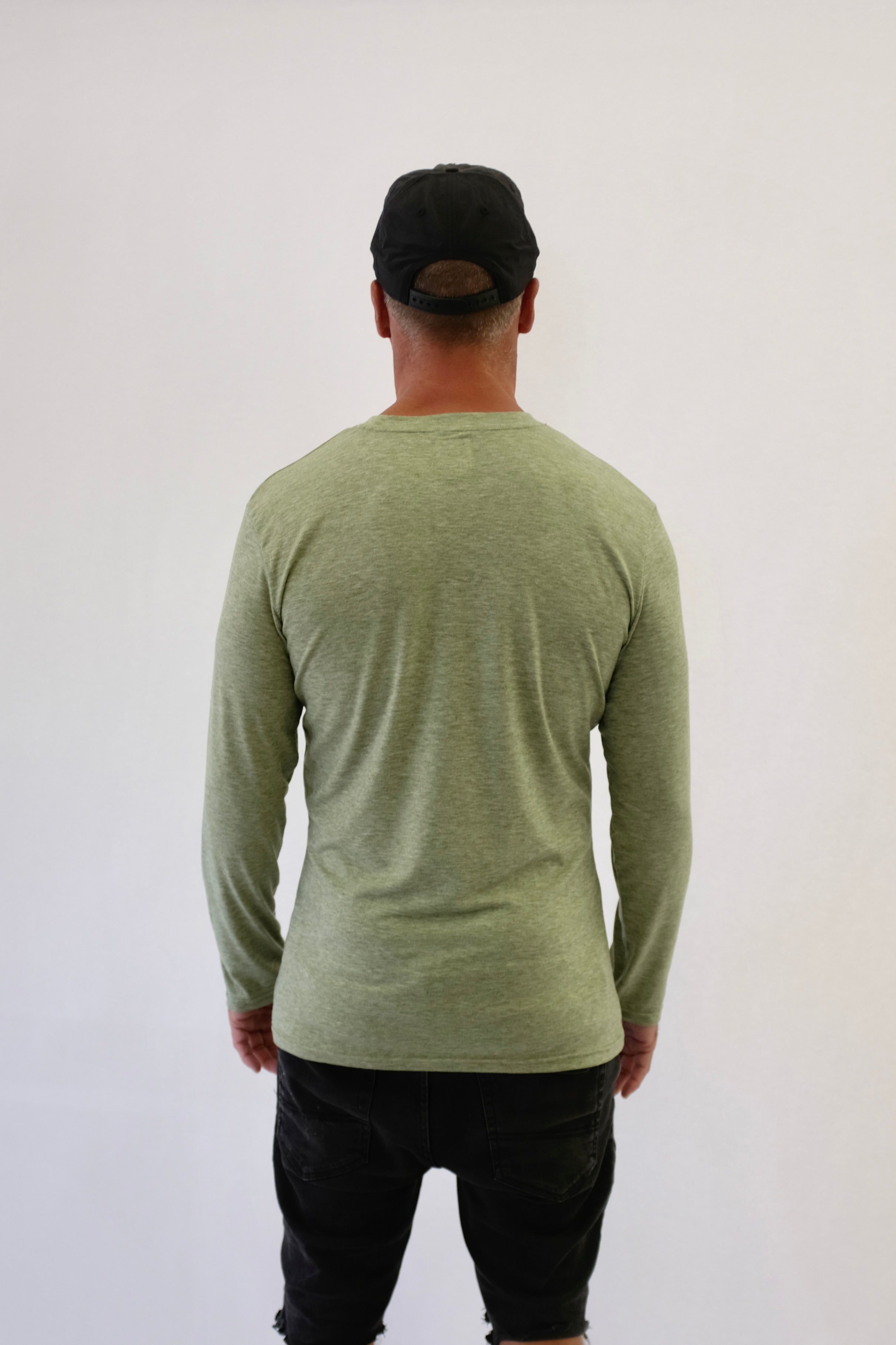 MERINO SHIRT SAGE MARLE